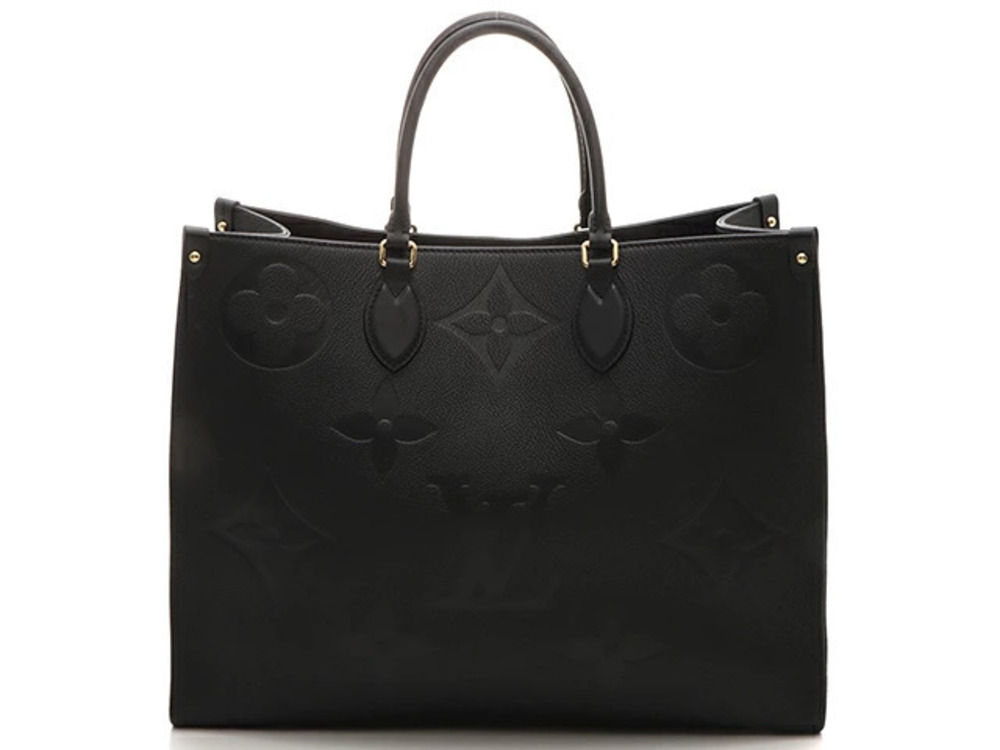 LOUIS VUITTON On The Go bag Monogram Empreinte Noir Black tote